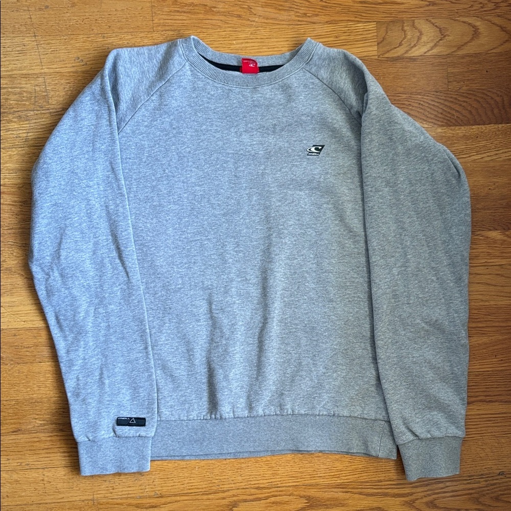 O'Neill Gray Crewneck Sweatshirt - Minimal Logo